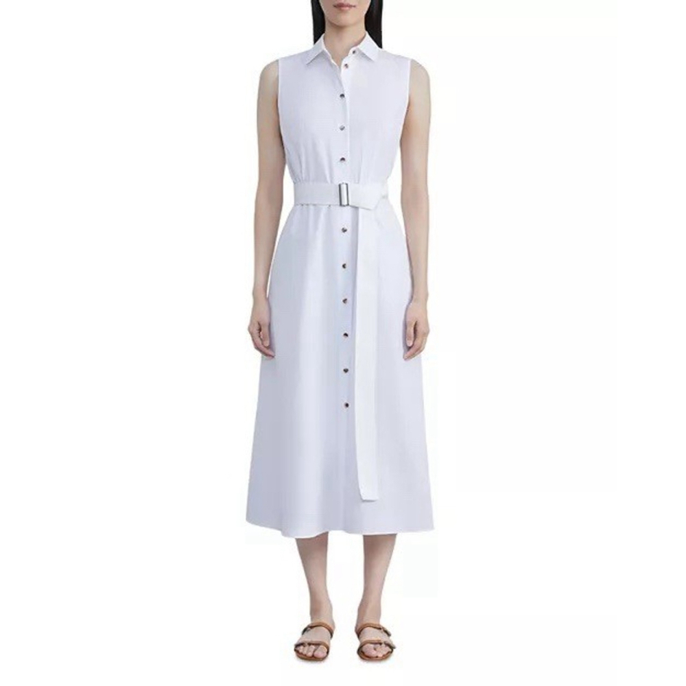 Lafayette 148 New York Pax Grosgrain Belt Dress 10 Timeless Capsule Old Money